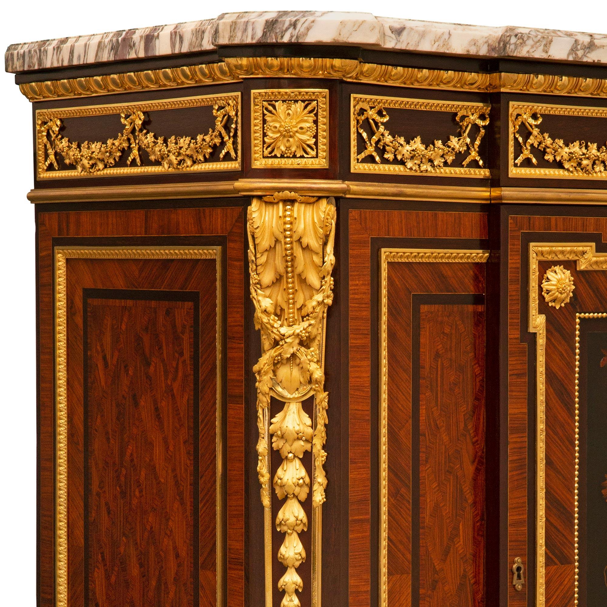 French 19th Century Louis XVI St. Cabinet Signed Grohé For Sale 2