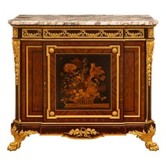 Gabinete francés del siglo XIX Luis XVI firmado Grohé
