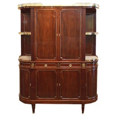 French 19th Century Louis XVI St. Deux-Corps Cabinet