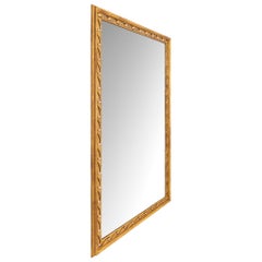French 19th Century Louis XVI St. Giltwood Mirror
