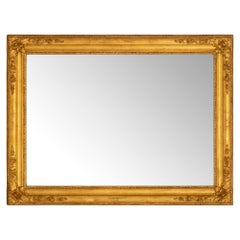 French 19th Century Louis XVI St. Giltwood Mirror