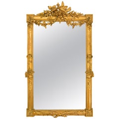 French 19th Century Louis XVI St. Giltwood Mirror