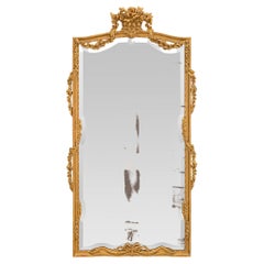French 19th Century Louis XVI St. Giltwood Mirror
