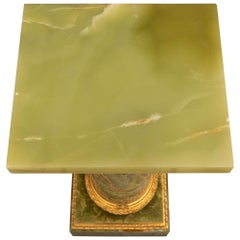French 19th Century Louis XVI St. Green Onyx And Ormolu Pedestal