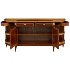 French 19th Century Louis XVI St. Mahogany And Ormolu Buffet