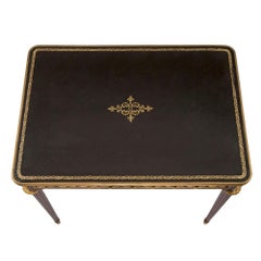 French 19th Century Louis XVI St. Mahogany and Ormolu Writing Desk