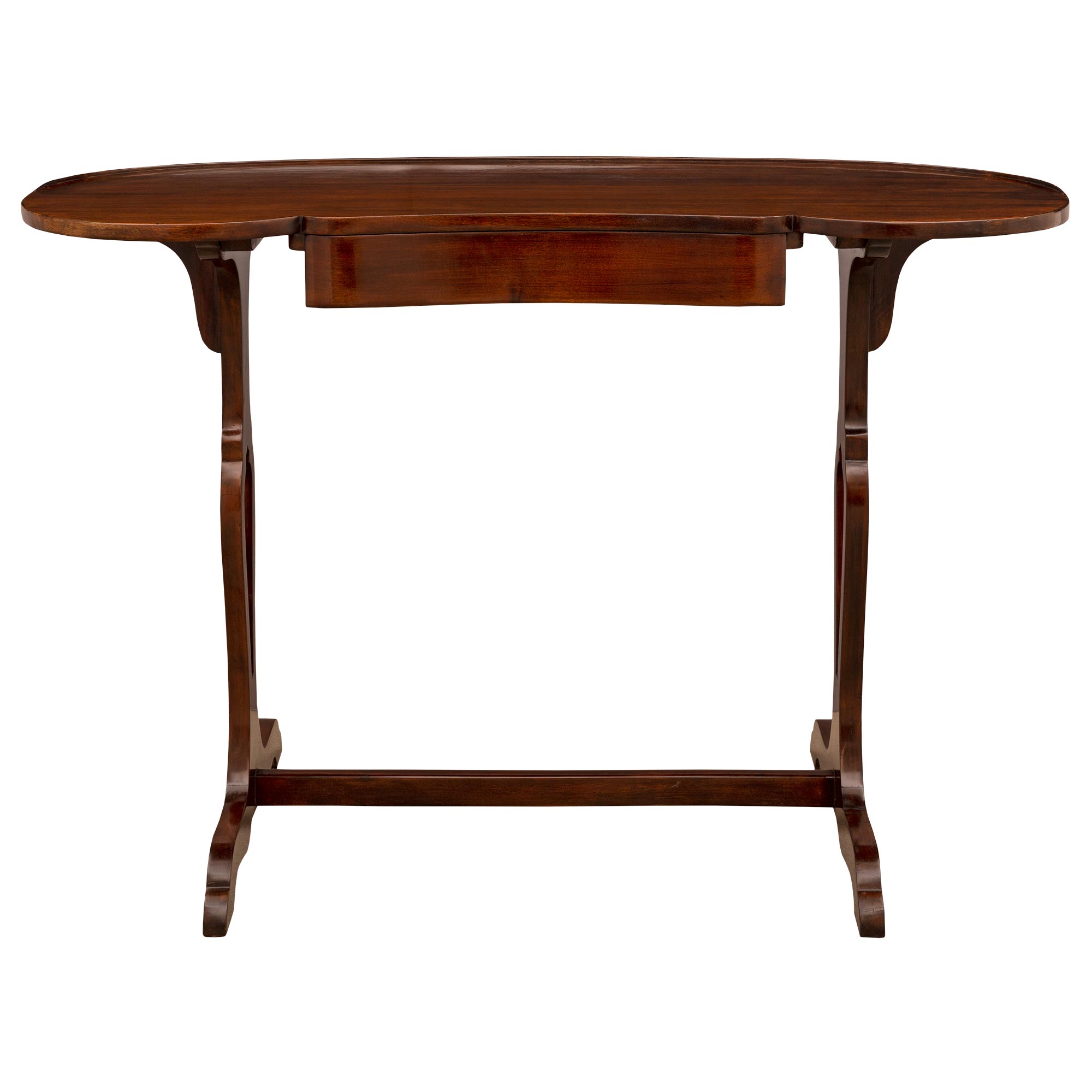 French 19th Century Louis XVI St. Mahogany Side Table/Desk