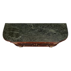 French 19th Century Louis XVI St. Moucheté Mahogany and Ormolu Mounted Buffet