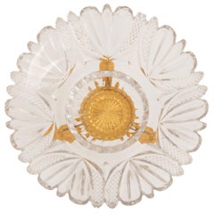 Französisch 19. Jahrhundert Louis XVI St. Ormolu und Baccarat Kristall Centerpiece