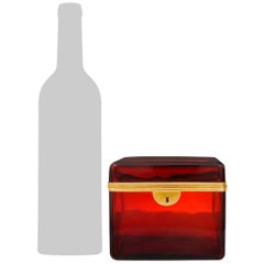 French 19th century Louis XVI st. Ormolu and Glass box