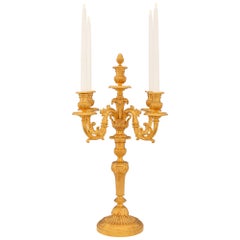 French 19th Century Louis XVI St. Ormolu Candelabras