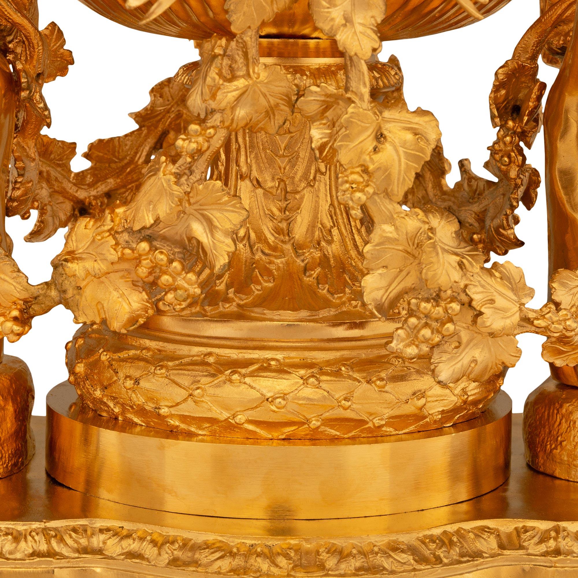 French 19th century Louis XVI st. Ormolu centerpiece For Sale 6