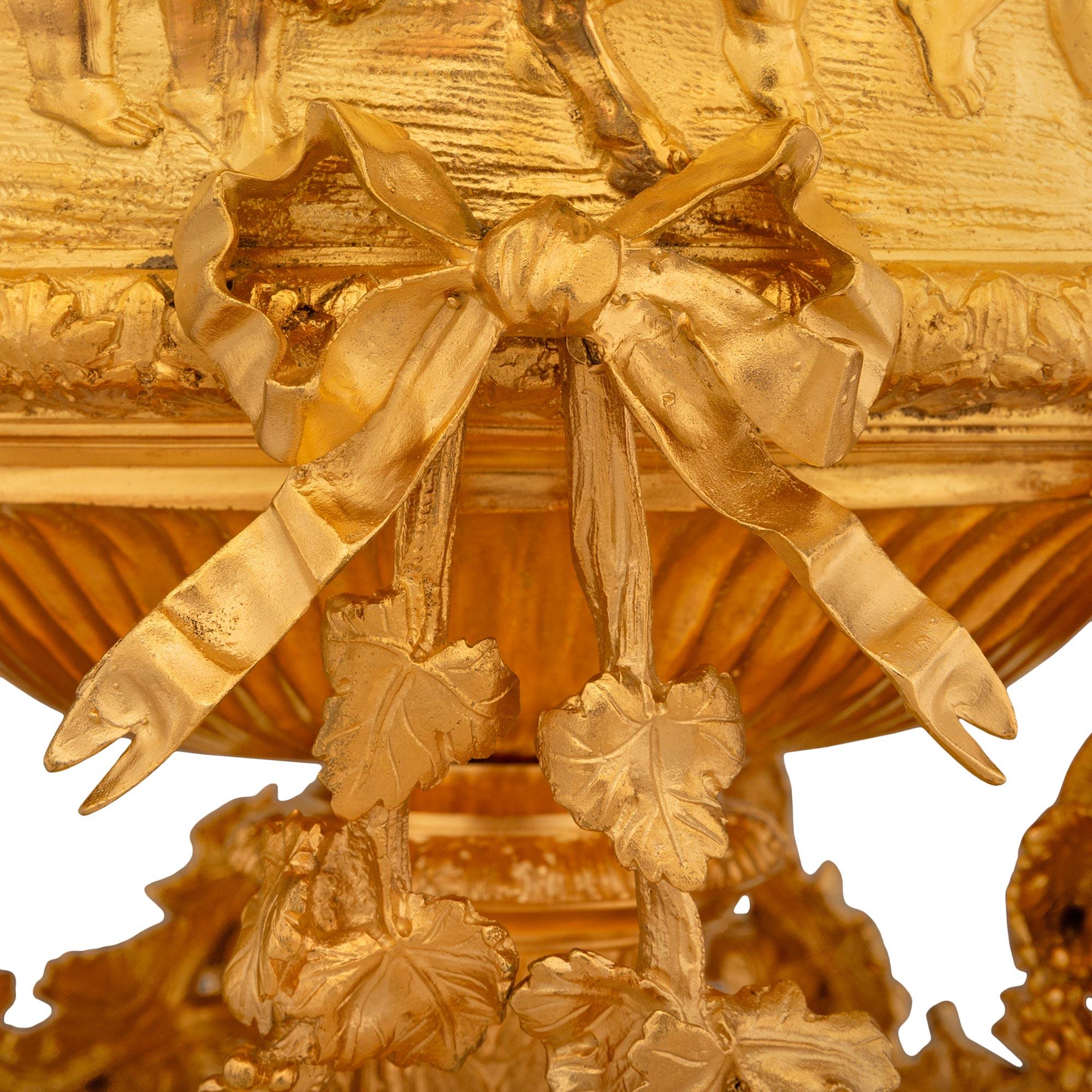 French 19th century Louis XVI st. Ormolu centerpiece For Sale 4