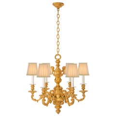 French 19th Century Louis XVI St. Ormolu Chandelier
