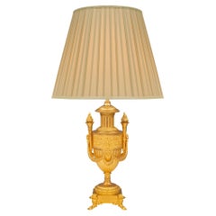 French 19th Century Louis XVI St. Ormolu Lamp