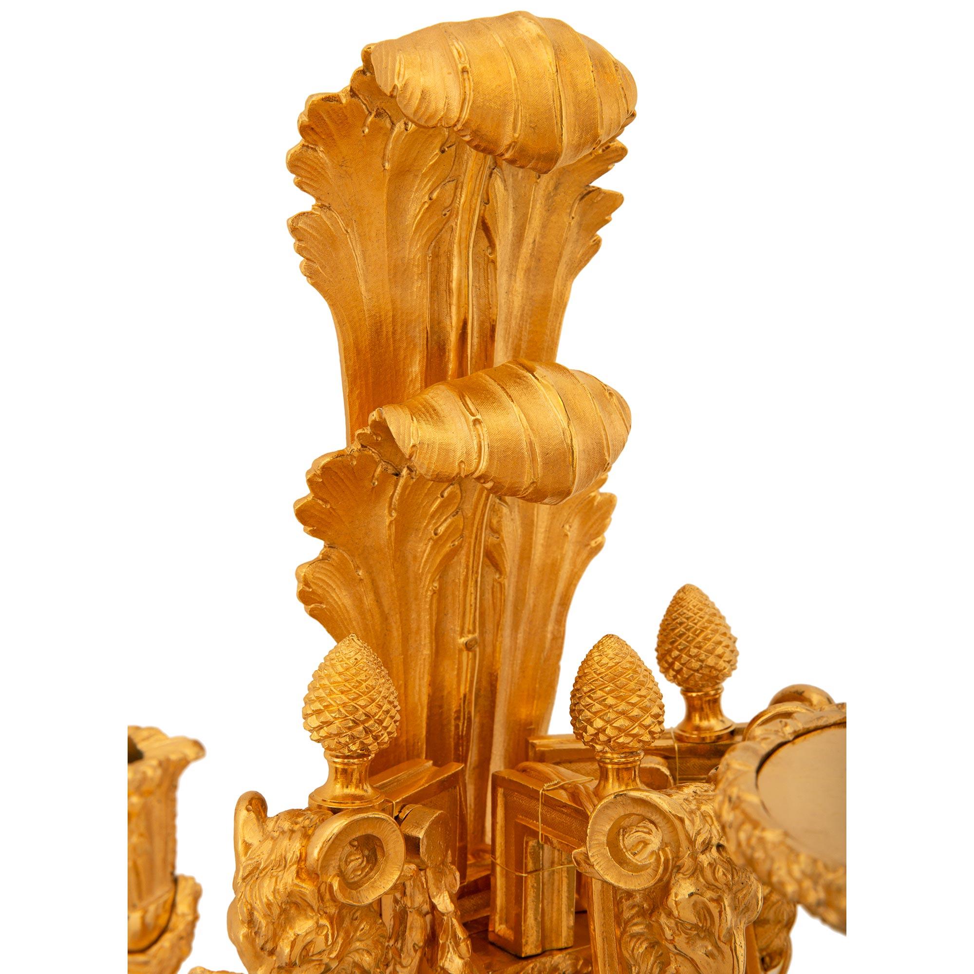 Apliques de Ormolu franceses del siglo XIX, estilo Luis XVI Ormolú en venta