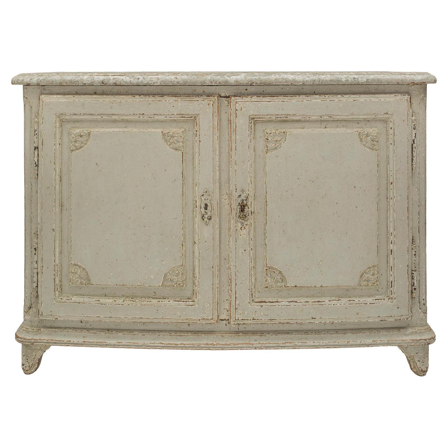 French 19th Century Louis XVI St. Patinated Buffet Chest For Sale