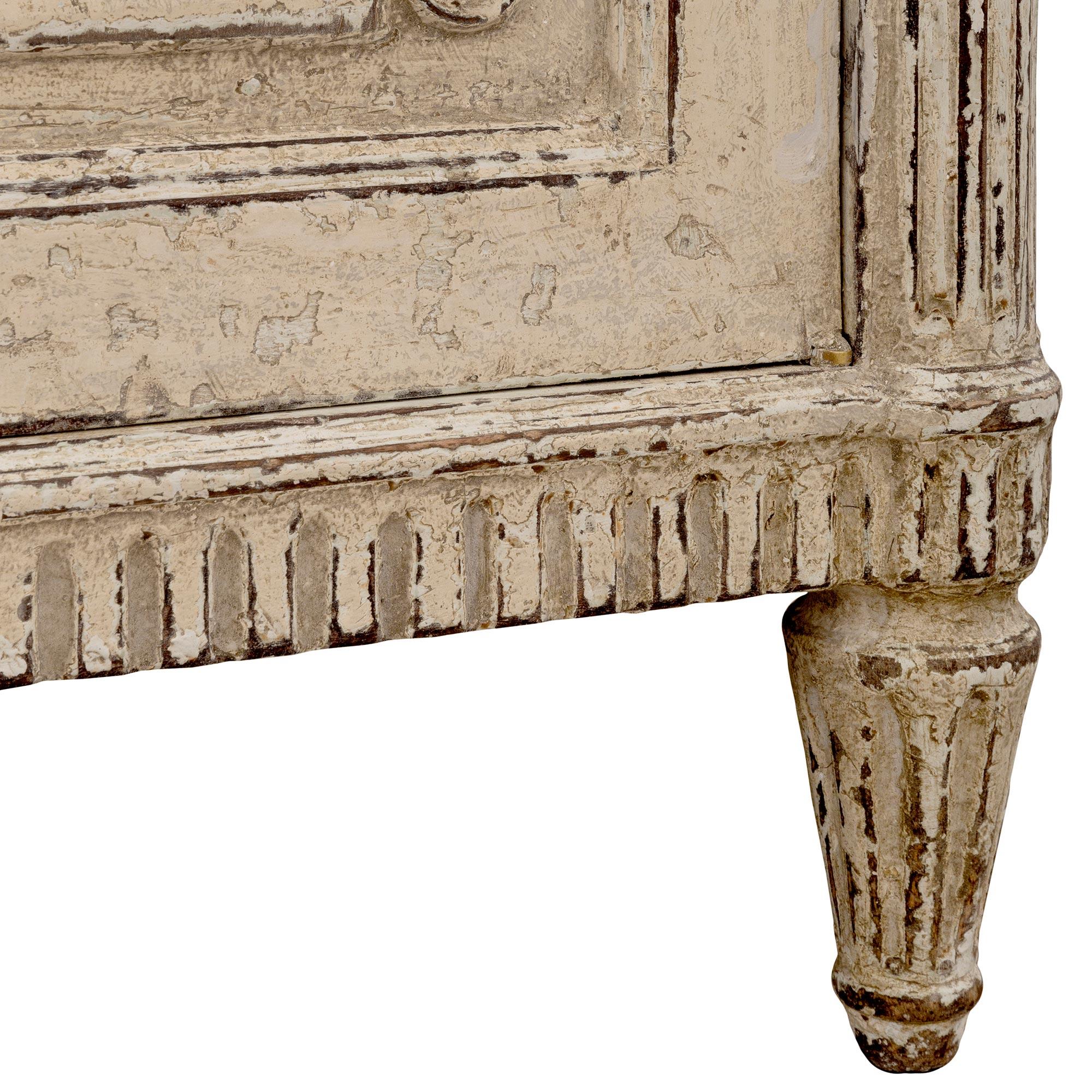 French 19th Century Louis XVI St. Patinated Buffet For Sale 7