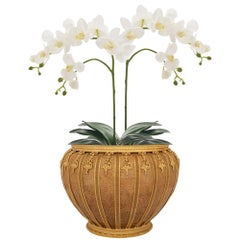 French 19th century Louis XVI st. Sèvres Porcelain and Ormolu vase/planter