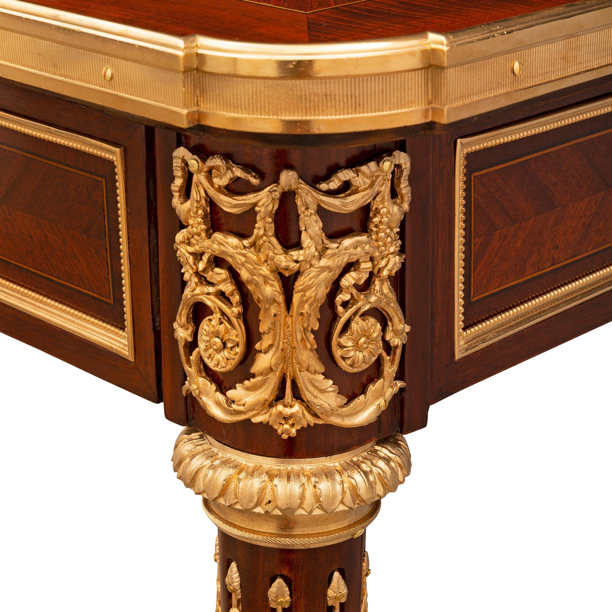 French 19th Century Louis XVI St. Side Table or Desk, Attributed To Linke For Sale 2