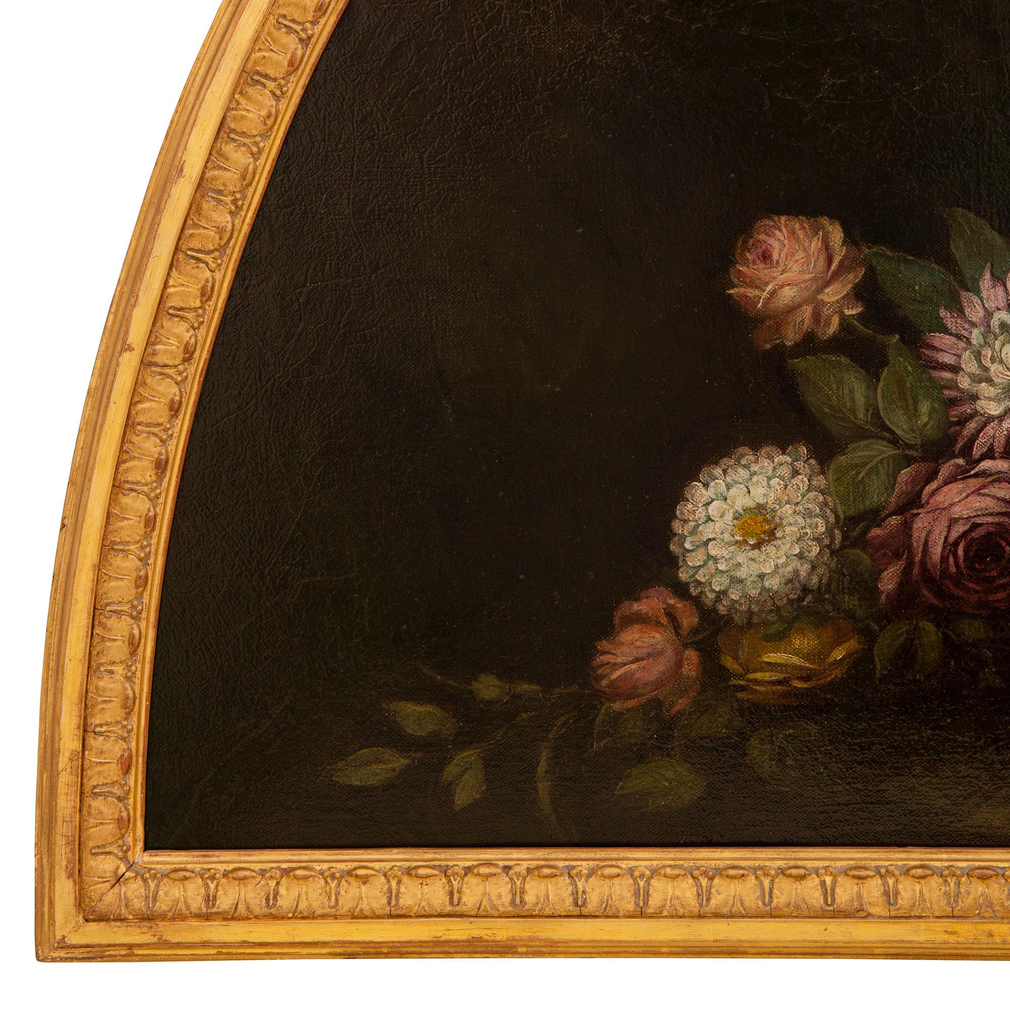 Français Nature morte française du 19ème siècle de style Louis XVI en vente