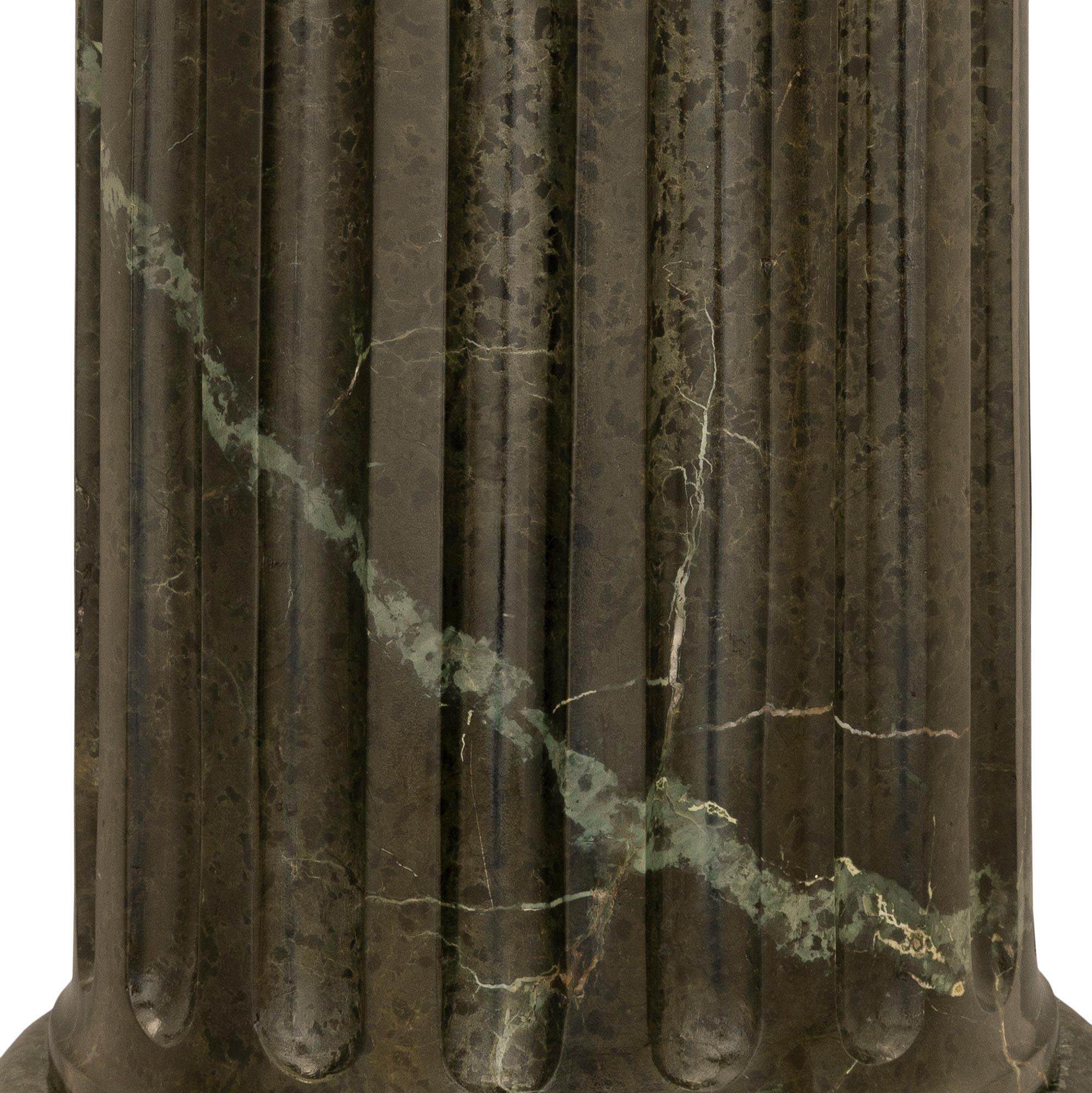 Französischer Louis-XVI-Sockel aus St. Vert Patricia-Marmor, 19. Jahrhundert im Angebot 1