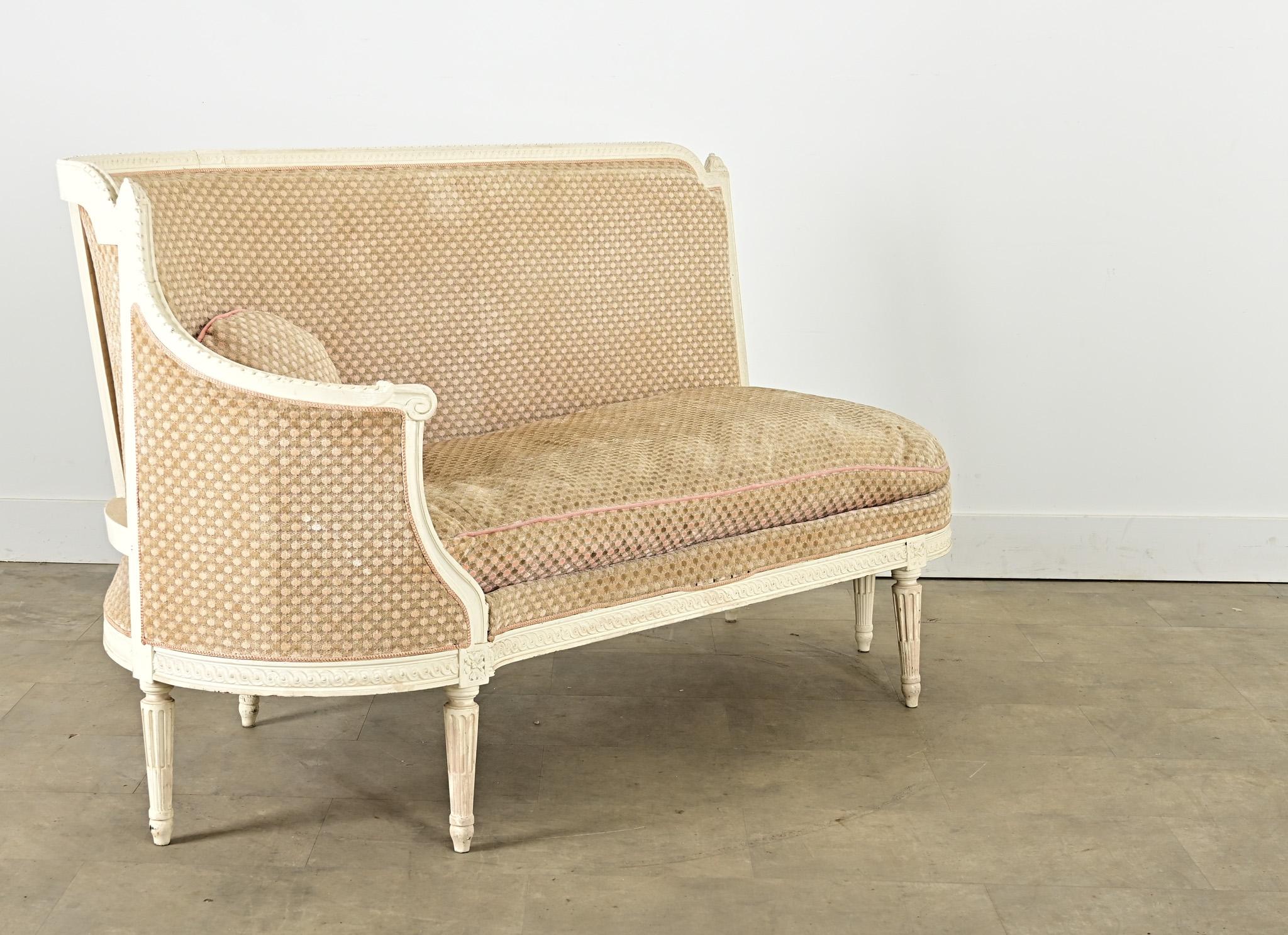 Banquette francese del XIX secolo in stile Luigi XVI in vendita 1