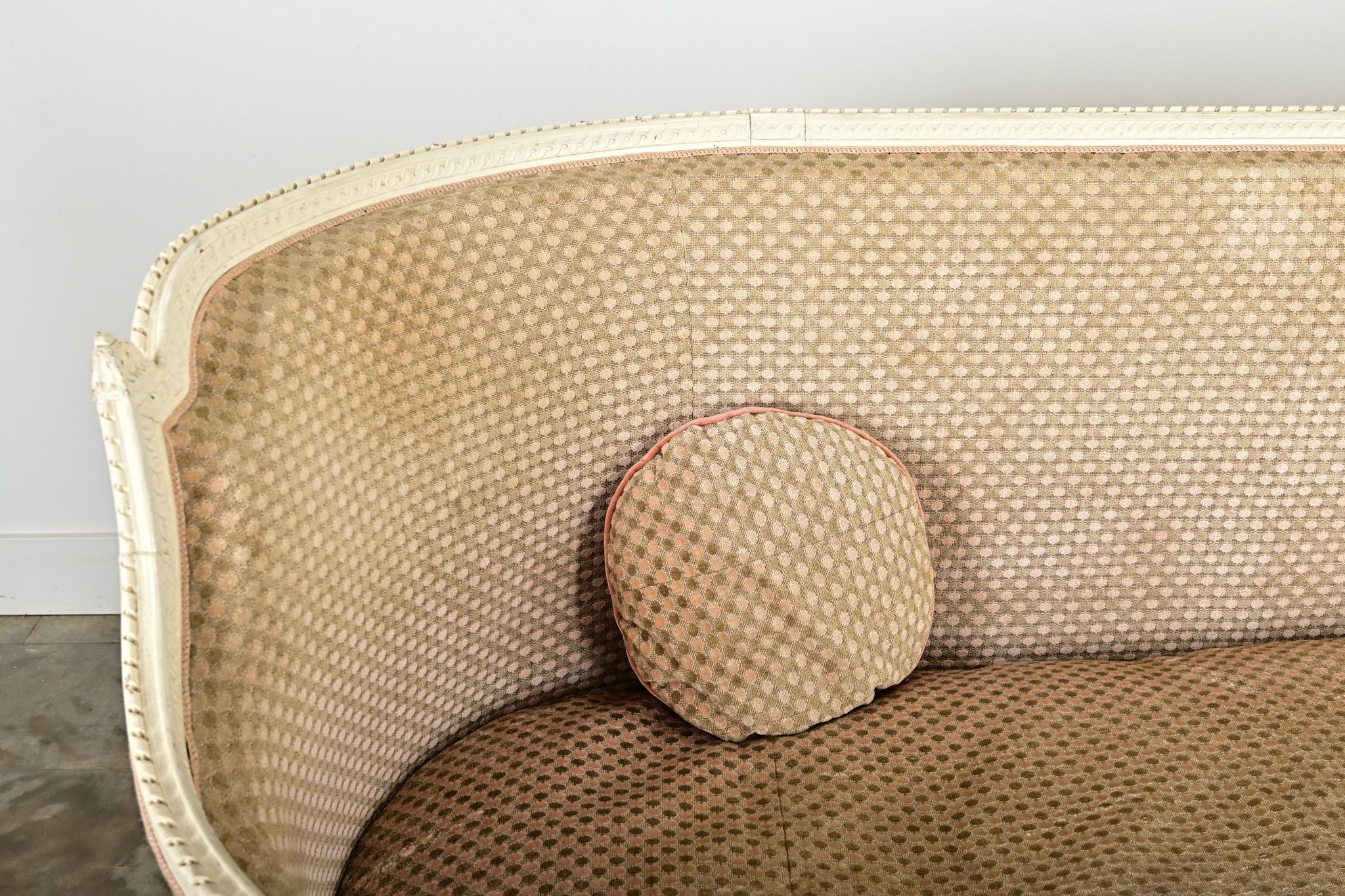 Banquette francese del XIX secolo in stile Luigi XVI in vendita 2