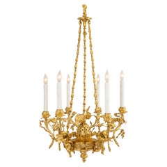 French 19th Century Louis XVI Style Belle Époque Chandelier Attributed to Dasson