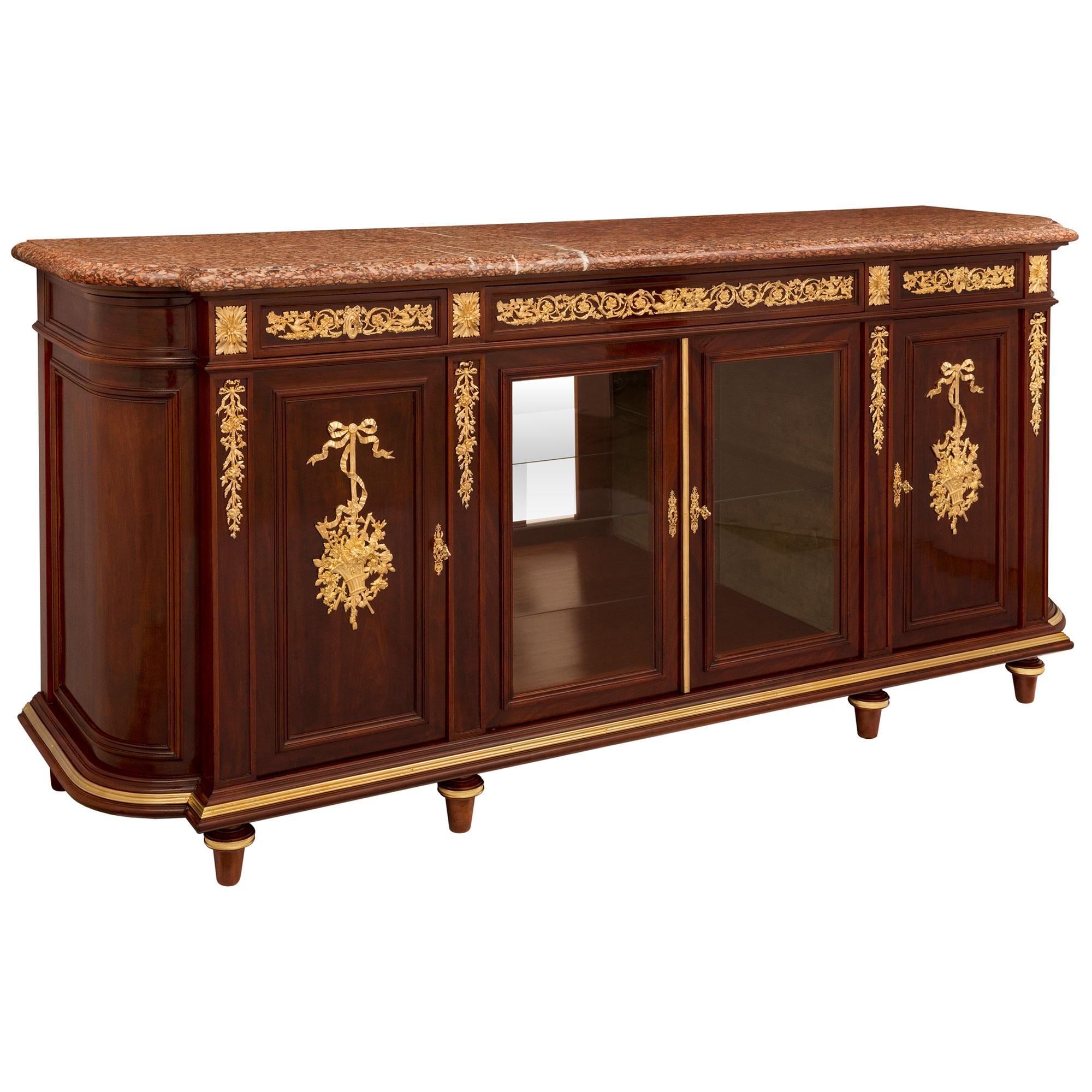 French 19th Century Louis XVI Style Belle Époque Period Buffet For Sale 1
