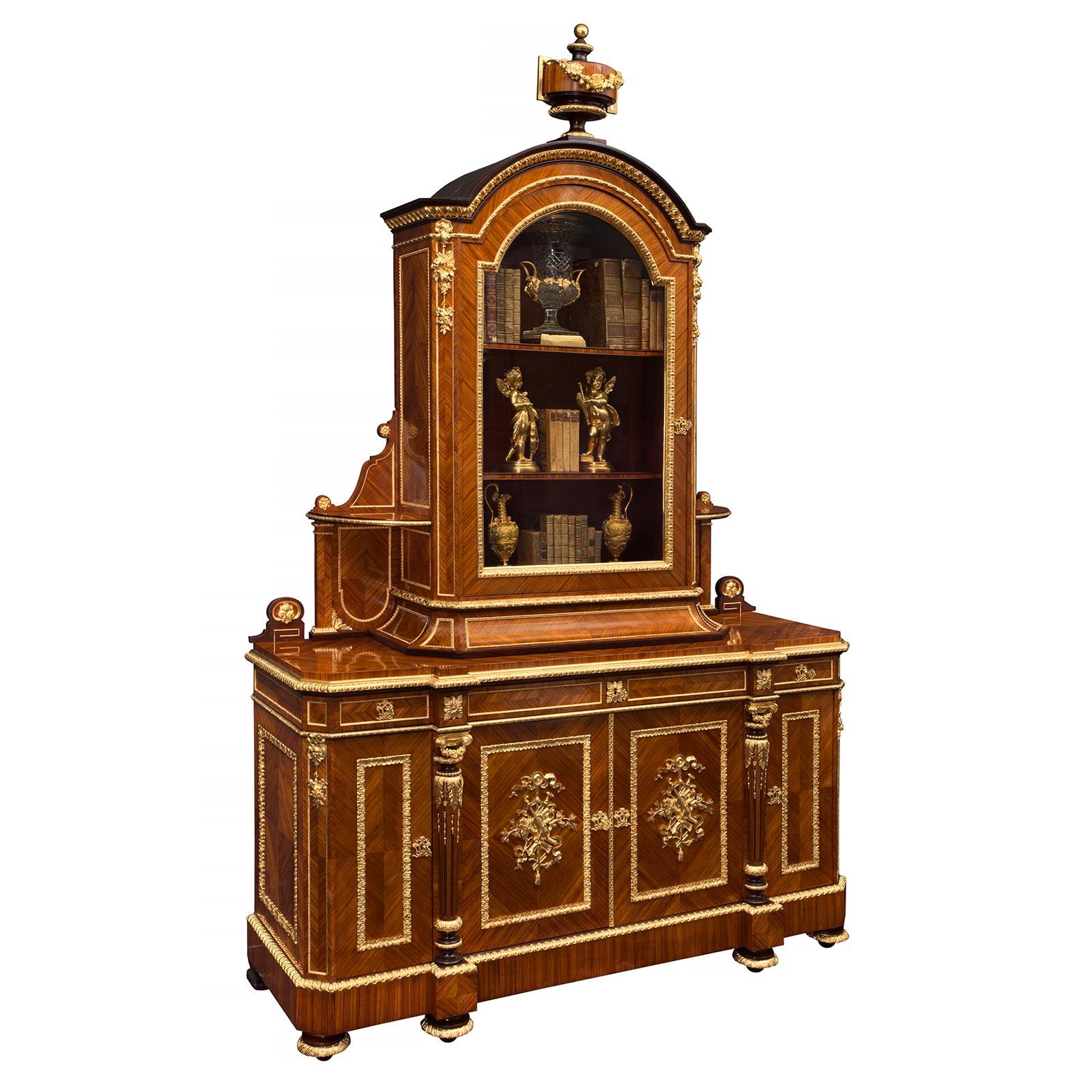 French 19th Century Louis XVI Style Belle Époque Period Cabinet by Grohé In Good Condition In West Palm Beach, FL