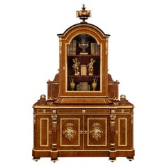 French 19th Century Louis XVI Style Belle Époque Period Cabinet by Grohé