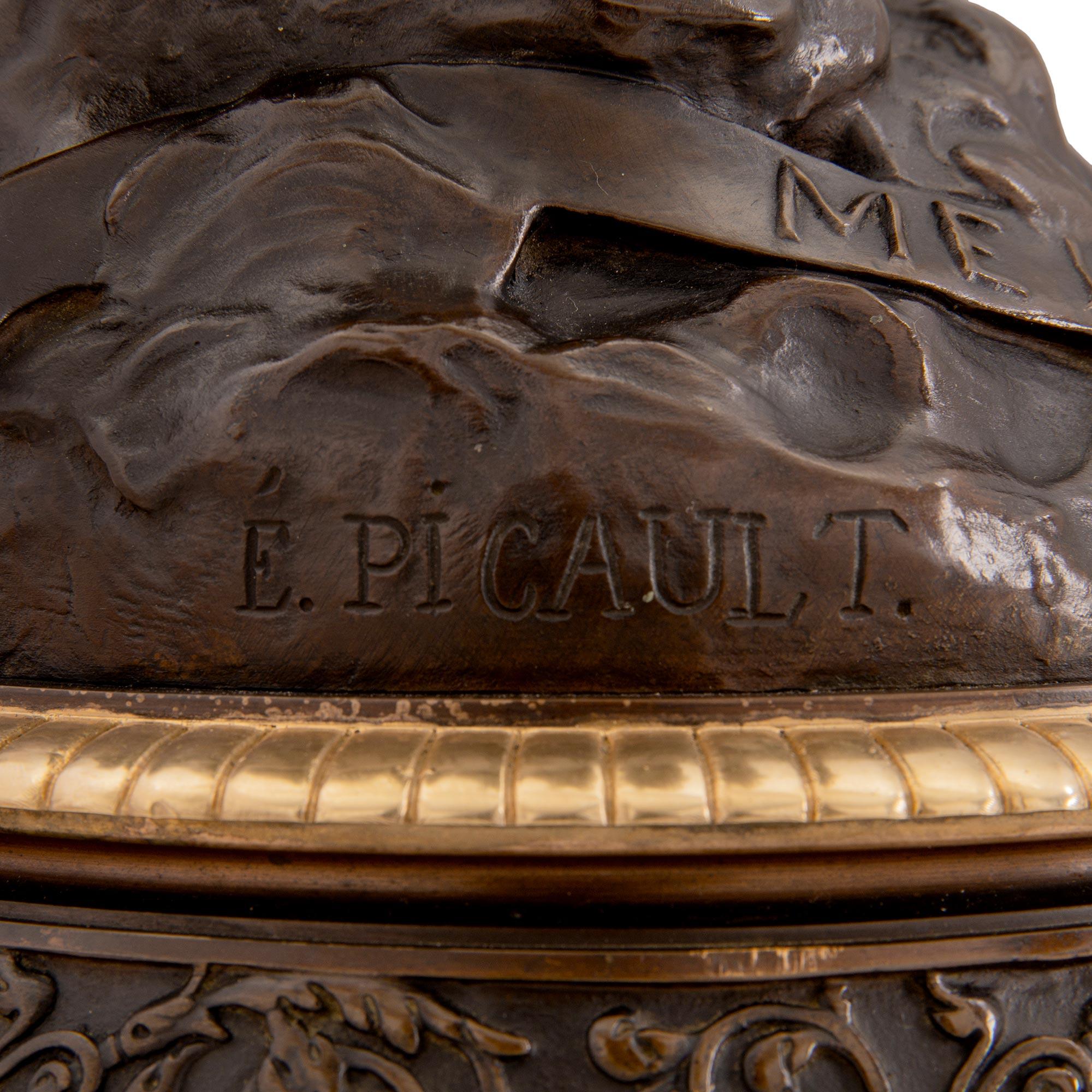 Statua di Melodie in stile Belle Époque francese del XIX secolo Luigi XVI in vendita 3