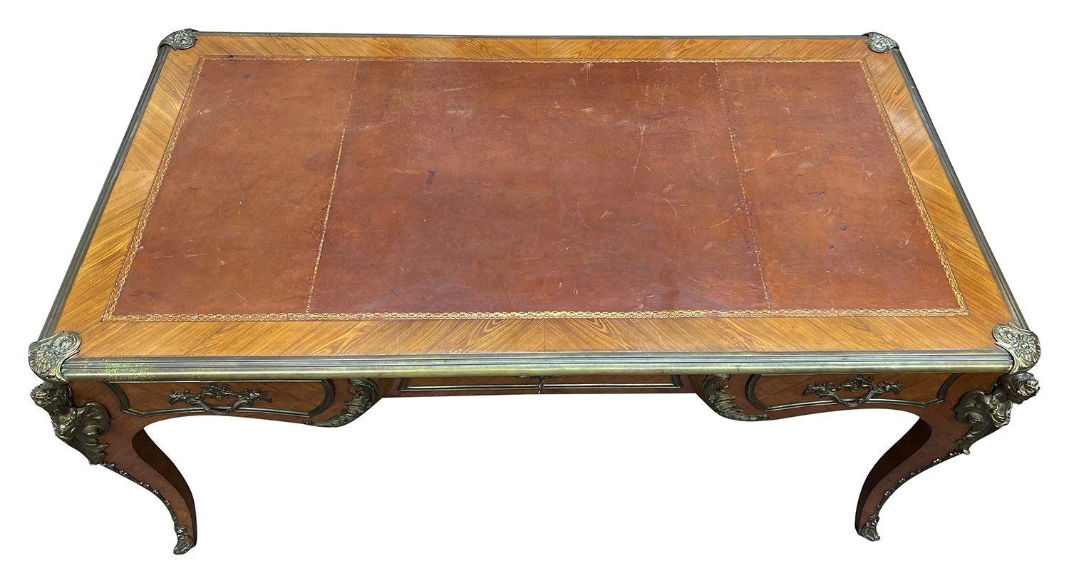 Französische Bureau-Platte im Louis-XVI.-Stil des 19. Jahrhunderts. (Louis XIV.) im Angebot