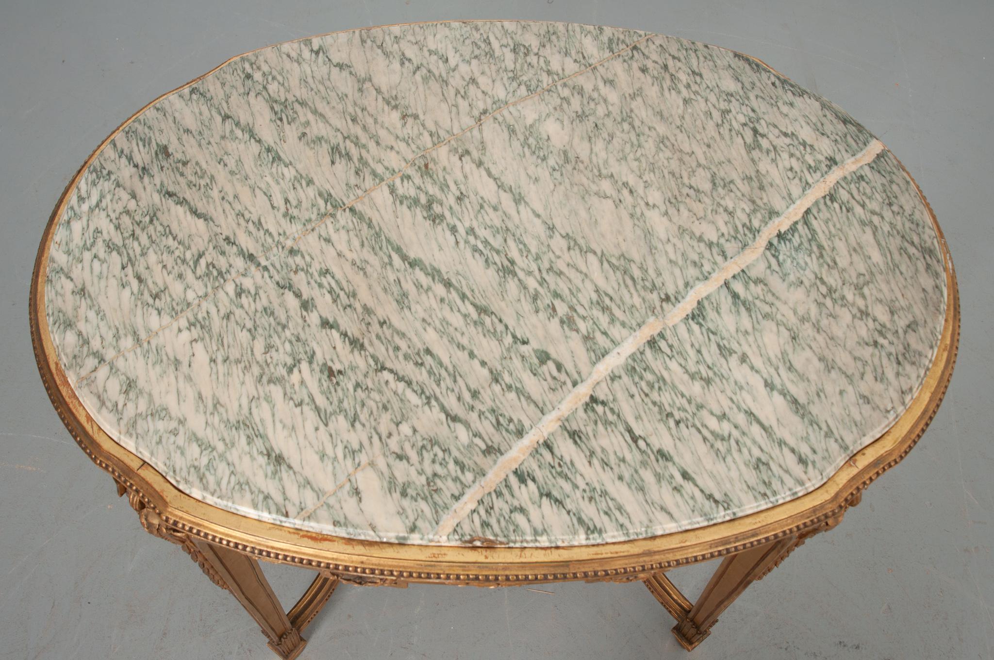 French 19th Century Louis XVI Style Center Table For Sale 2