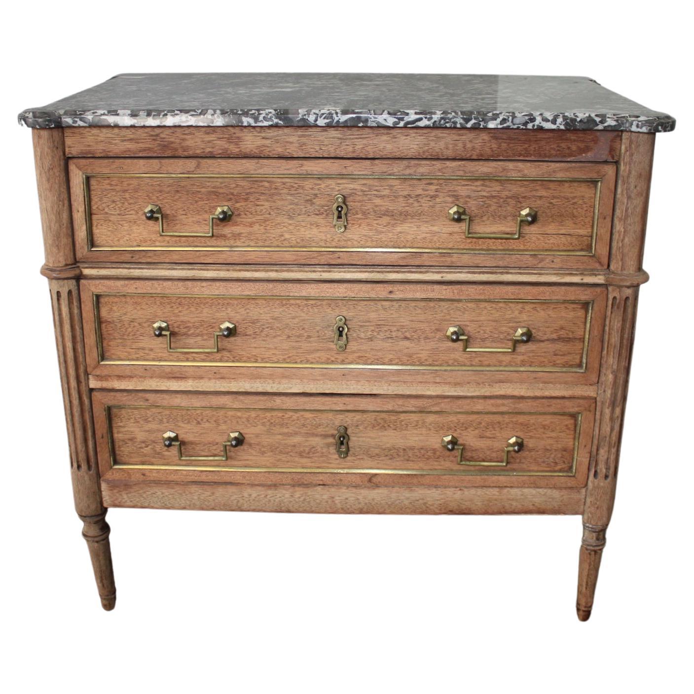 Oak French 19th Century Louis XVI Style Chest