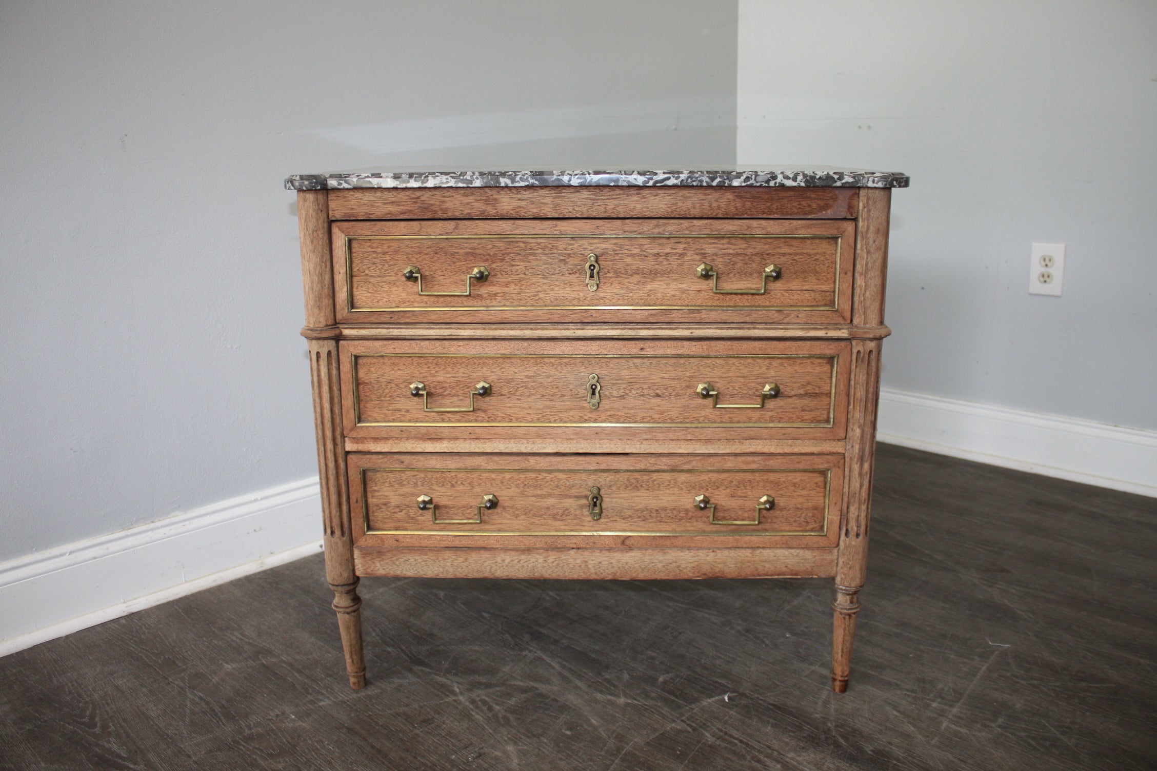 French 19th Century Louis XVI Style Chest 1