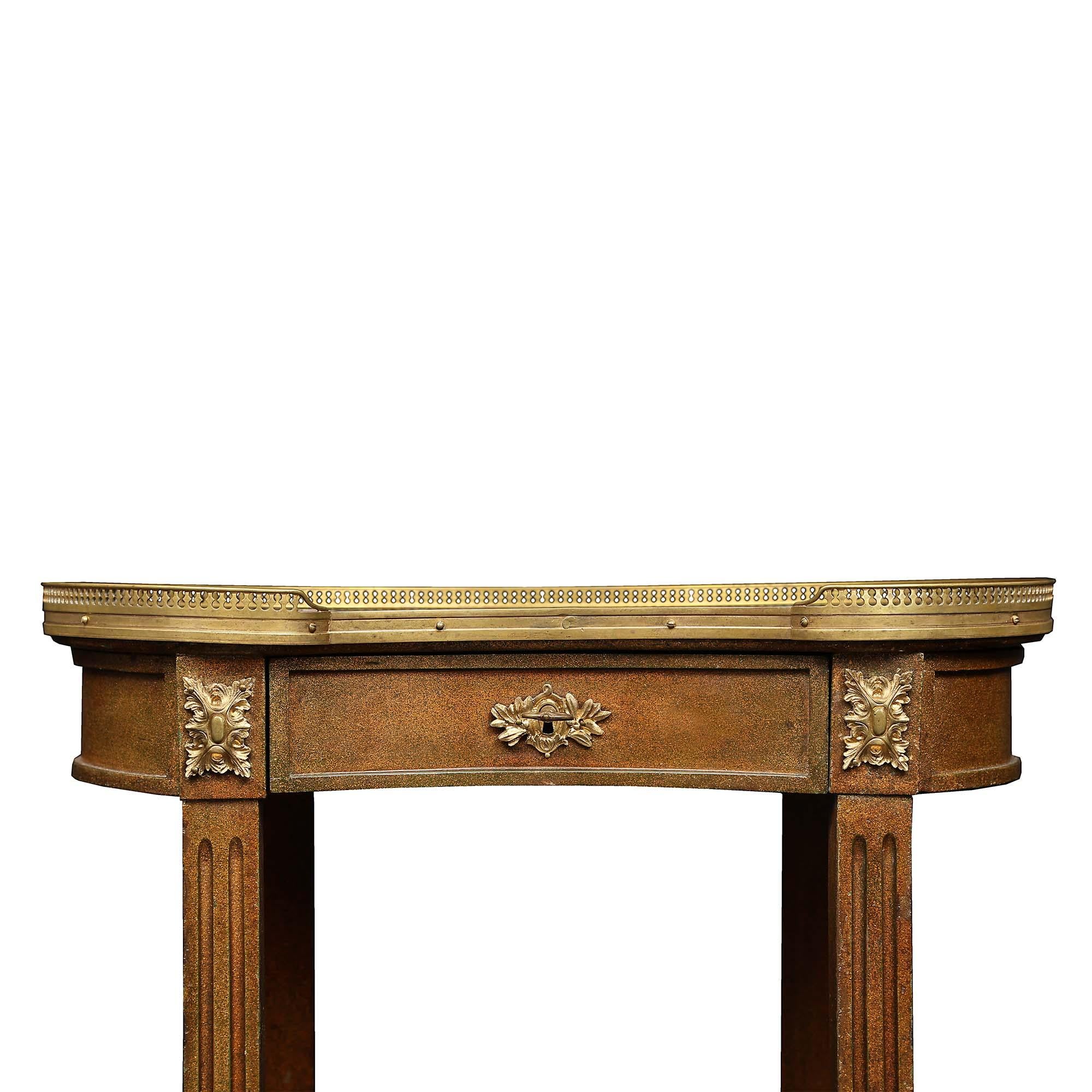 French 19th Century Louis XVI Style circa 1880 Side Table For Sale 1