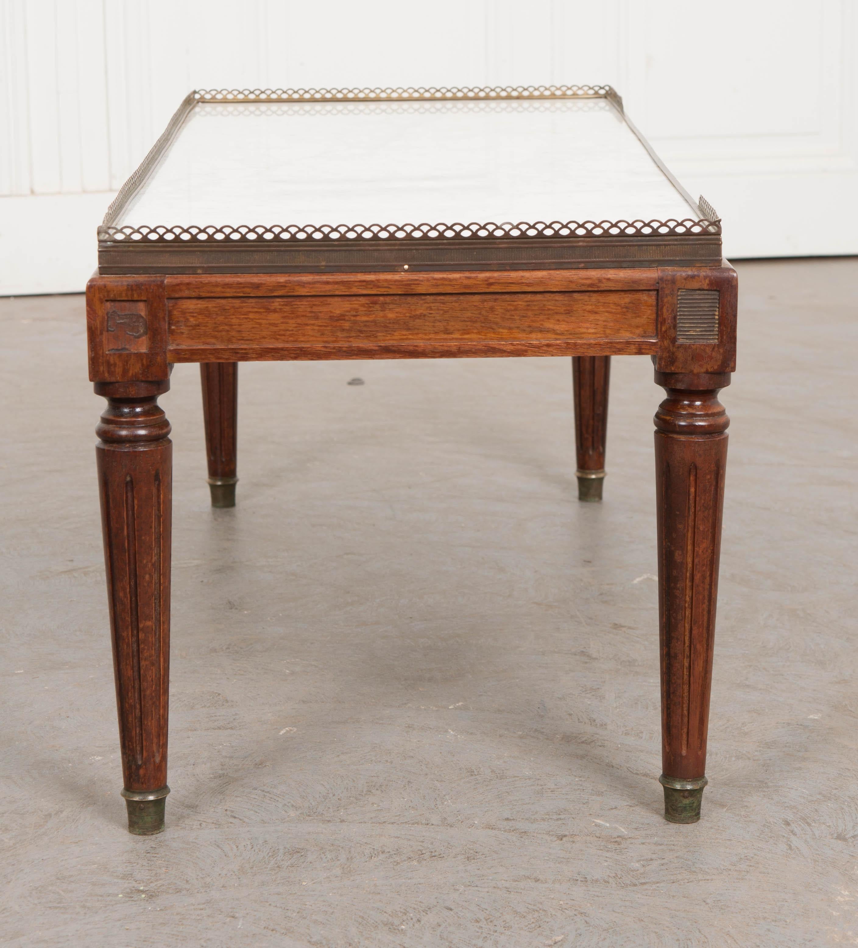 French 19th Century Louis XVI-Style Coffee Table 1