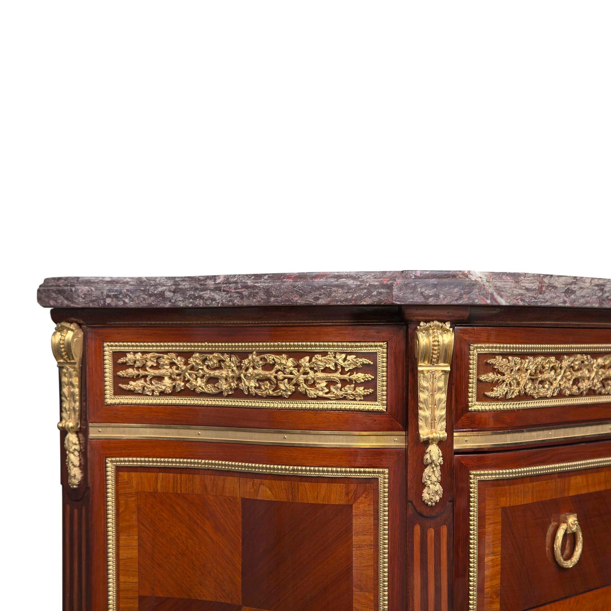 French 19th Century Louis XVI Style Commode Attributed to Paul Sormani 2