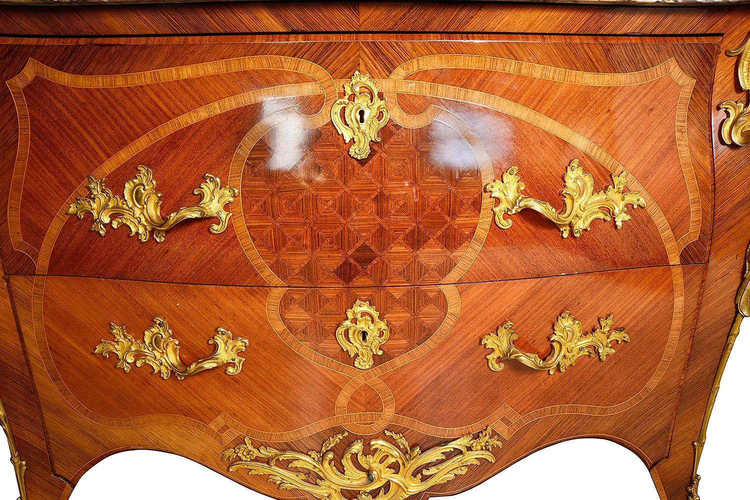 French 19th Century Louis XVI style commode. In Good Condition For Sale In Brighton, Sussex