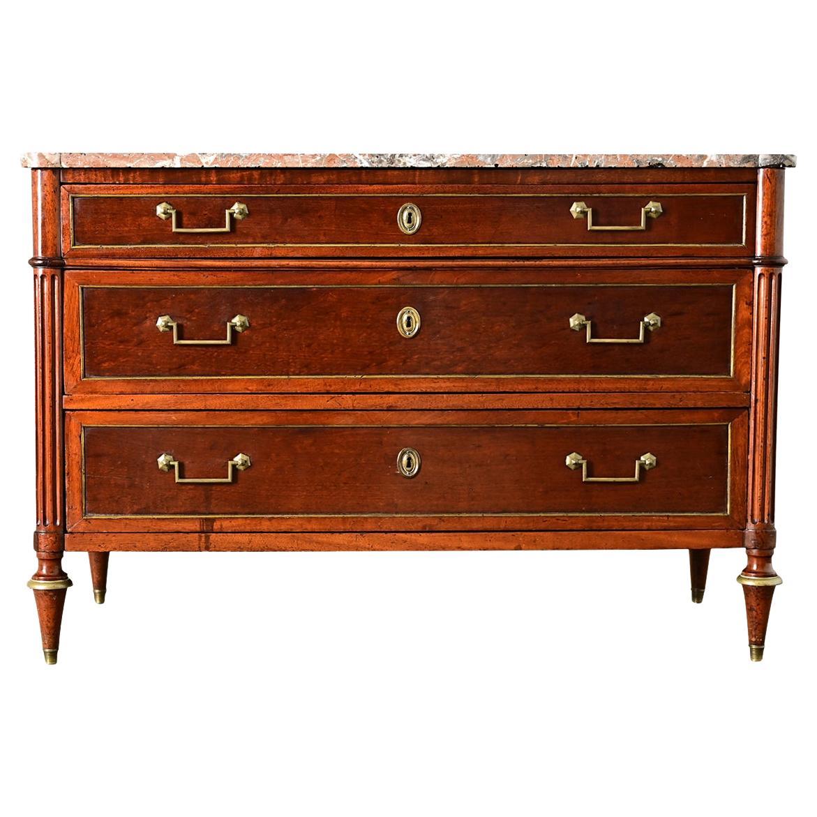 French 19th Century Louis XVI Style Commode For Sale