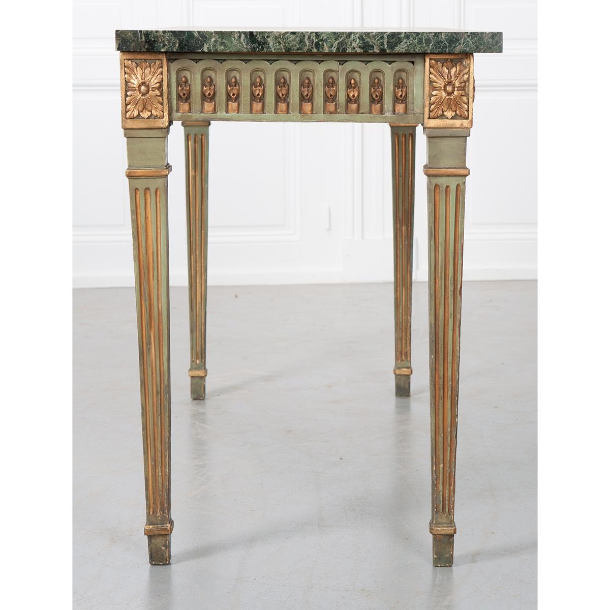 Marble French 19th Century Louis XVI-Style Console