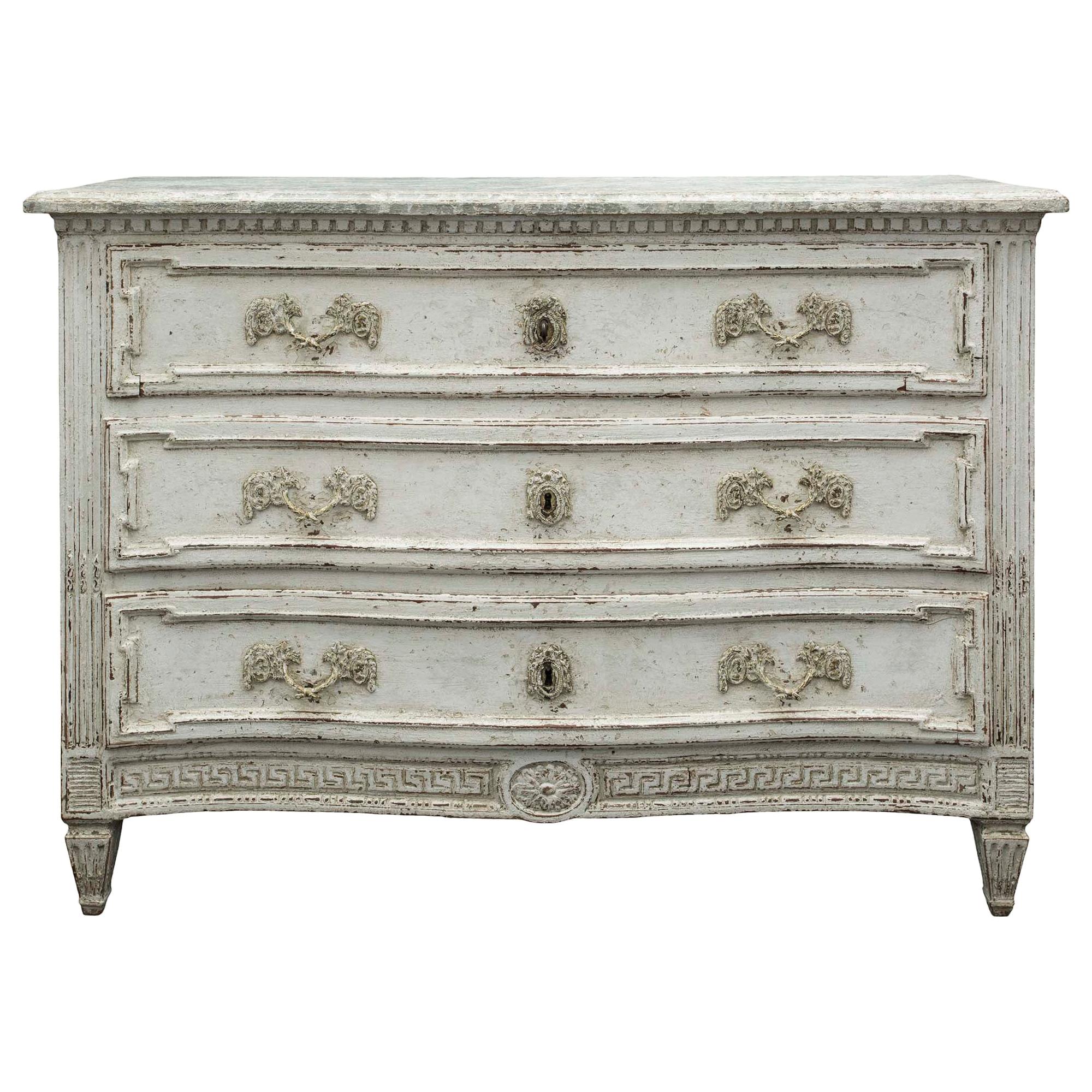 French 19th Century Louis XVI Style Country French Commode