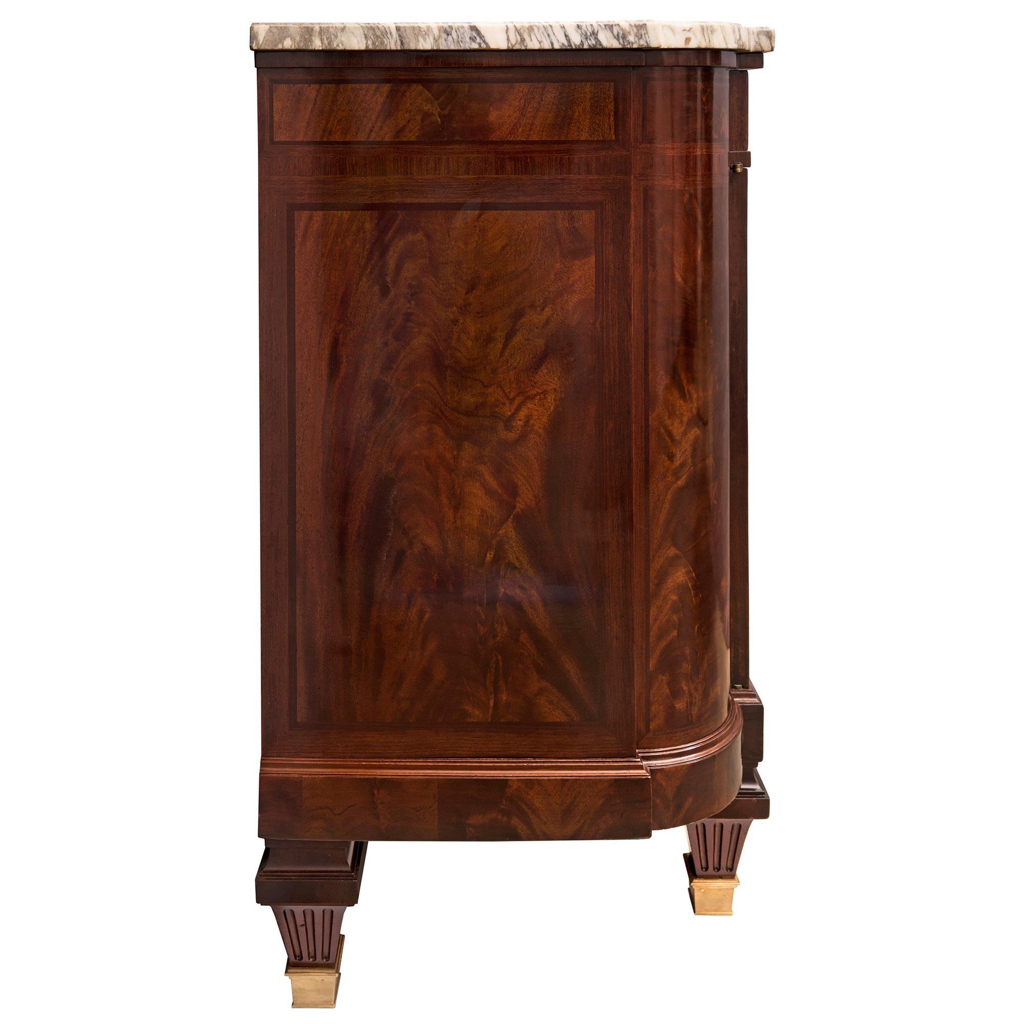 French 19th Century Louis XVI Style Crouch Mahogany Buffet For Sale 1