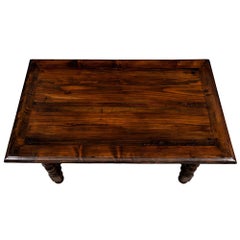 French 19th Century Louis XVI Style Dark Oak Center Table