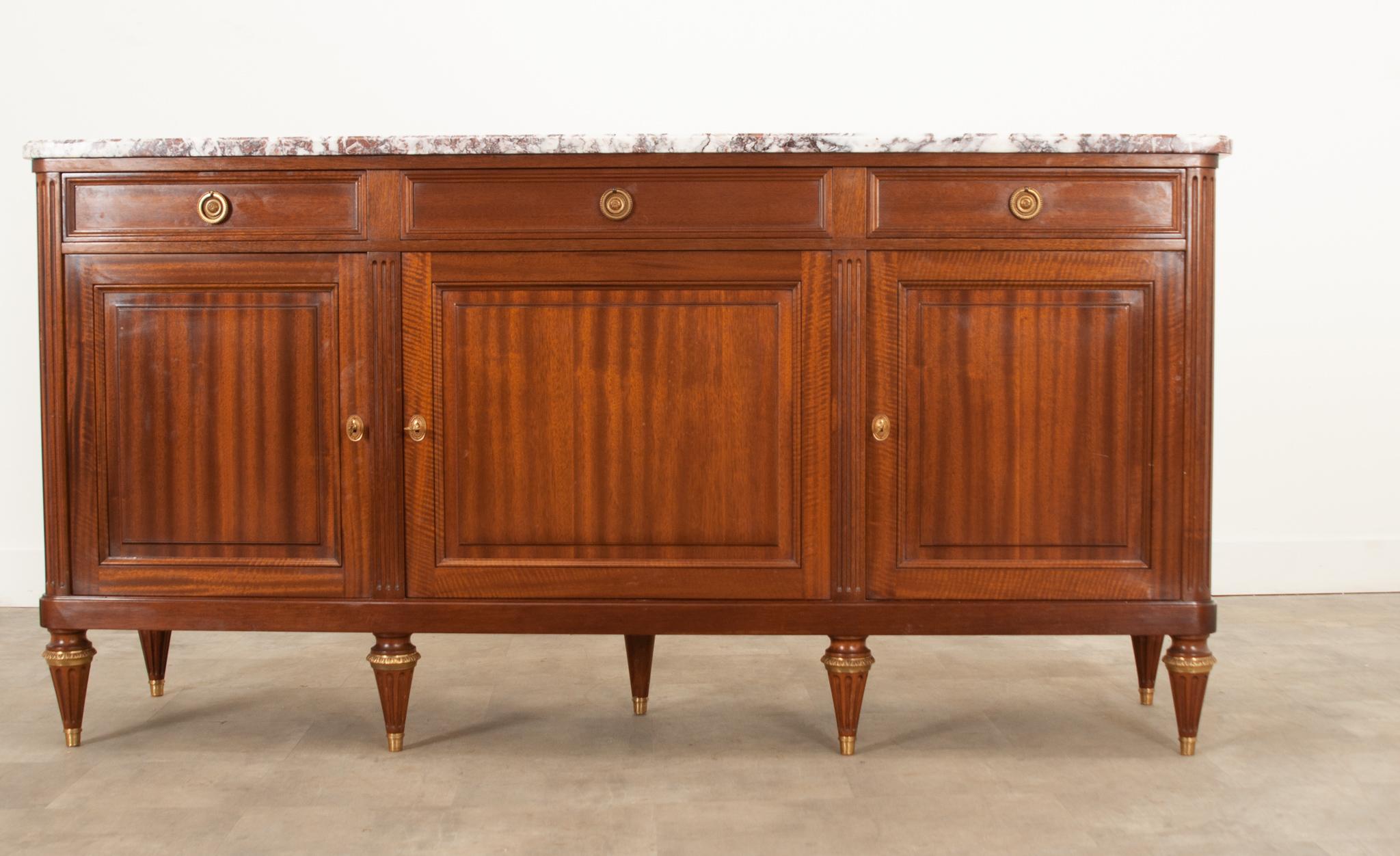 French 19th Century Louis XVI Style Enfilade In Good Condition In Baton Rouge, LA