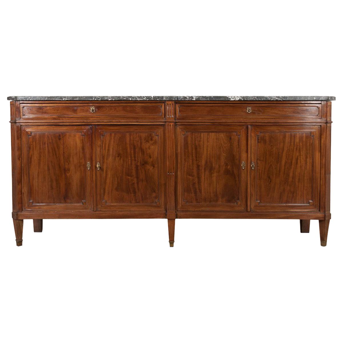 French 19th Century Louis XVI-Style Mahogany Enfilade