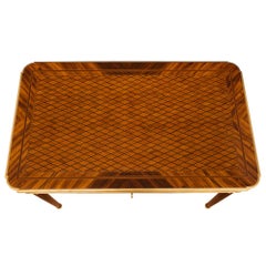 Beistelltisch aus Veilchenholz, Ebenholz, Mahagoni, Goldbronze im Louis-XVI.-Stil des 19. Jahrhunderts