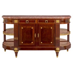 French 19th Century Louis XVI Style Mahogany and Ormolu Buffet